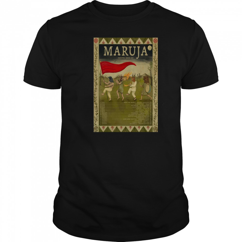 Maruja Festival Dates 2025 Poster T-Shirt