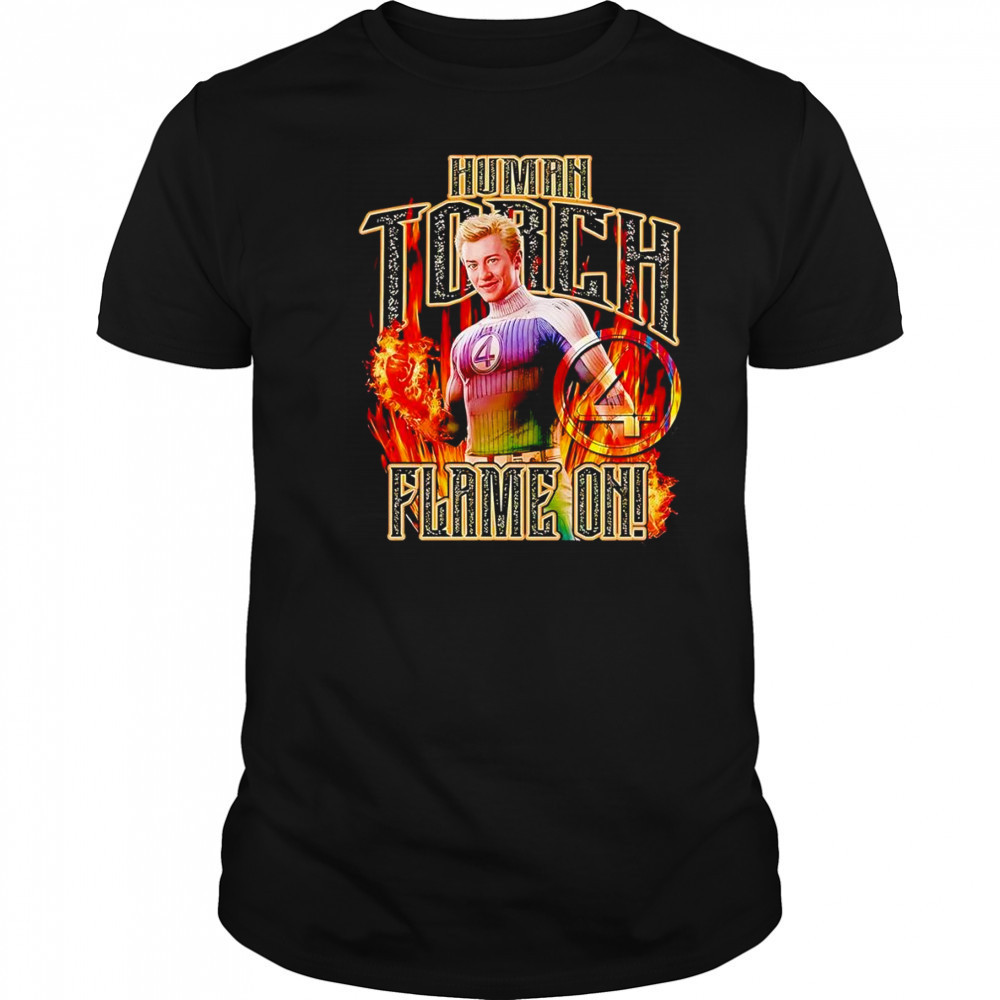Marvel The Fantastic Four First Steps Torch Flames shirt