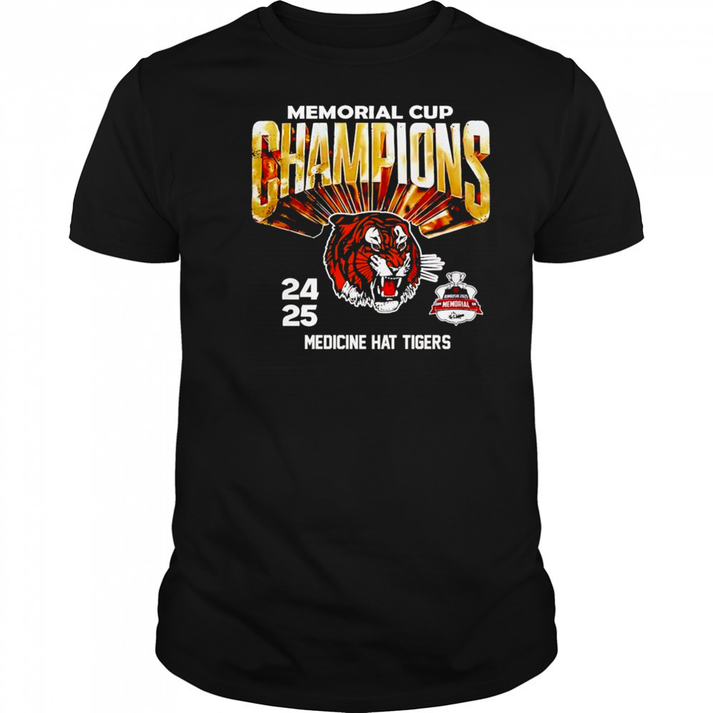 Memorial Cup Champions 2024 2025 Medicine Hat Tigers Shirt
