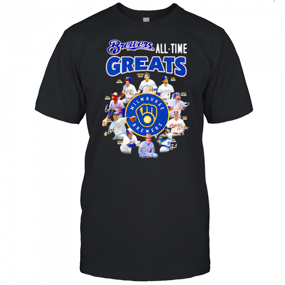 Milwaukee Brewers All-Time Greats Signature shirt