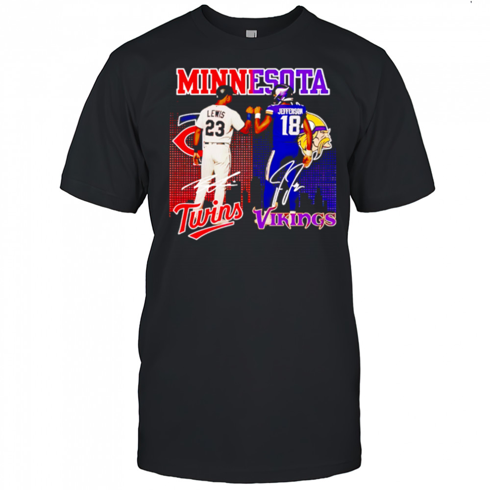 Minnesota vikings and twins star power shirt