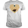 Minnesota Wild Floral Pattern Heart logo shirt