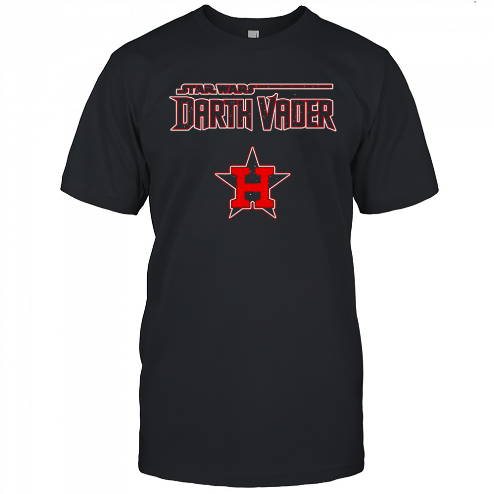 MLB Mix Star Wars Darth Vader Houston Astros 2025 Baseball T-Shirt