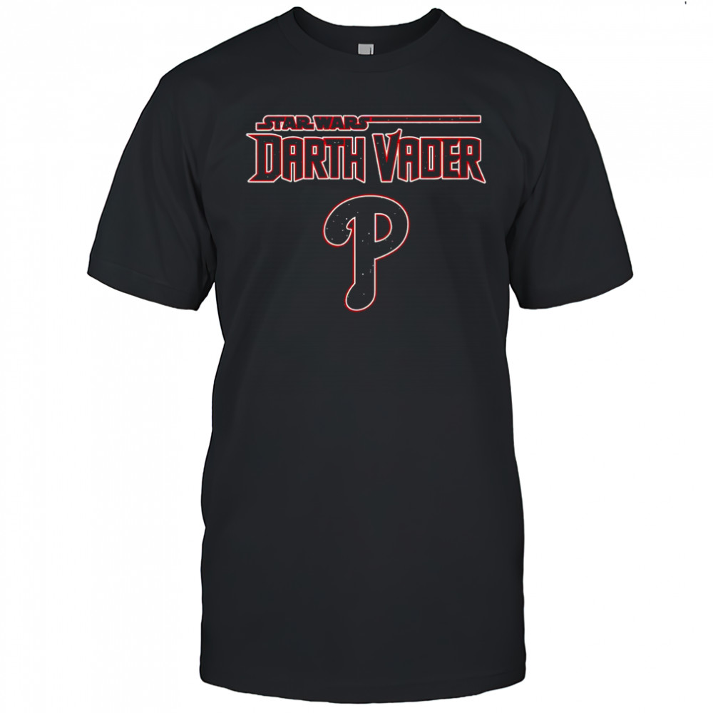 MLB Mix Star Wars Darth Vader Philadelphia Phillies 2025 Baseball T-Shirt