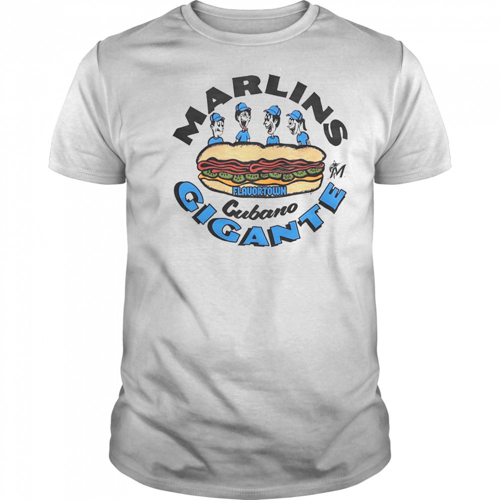 MLB X Flavortown Miami Marlins Cubano Gigante T-Shirt
