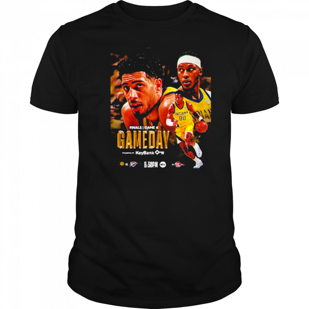 NBA Finals 2025 Playoff Indiana Pacers Vs OKC Thunder Poster Game 4 shirt
