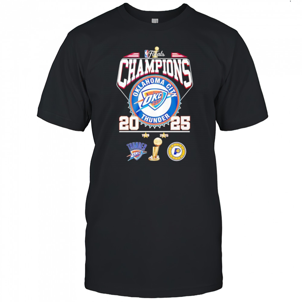 NBA Finals Champions 2025 Oklahoma City Thunder shirt