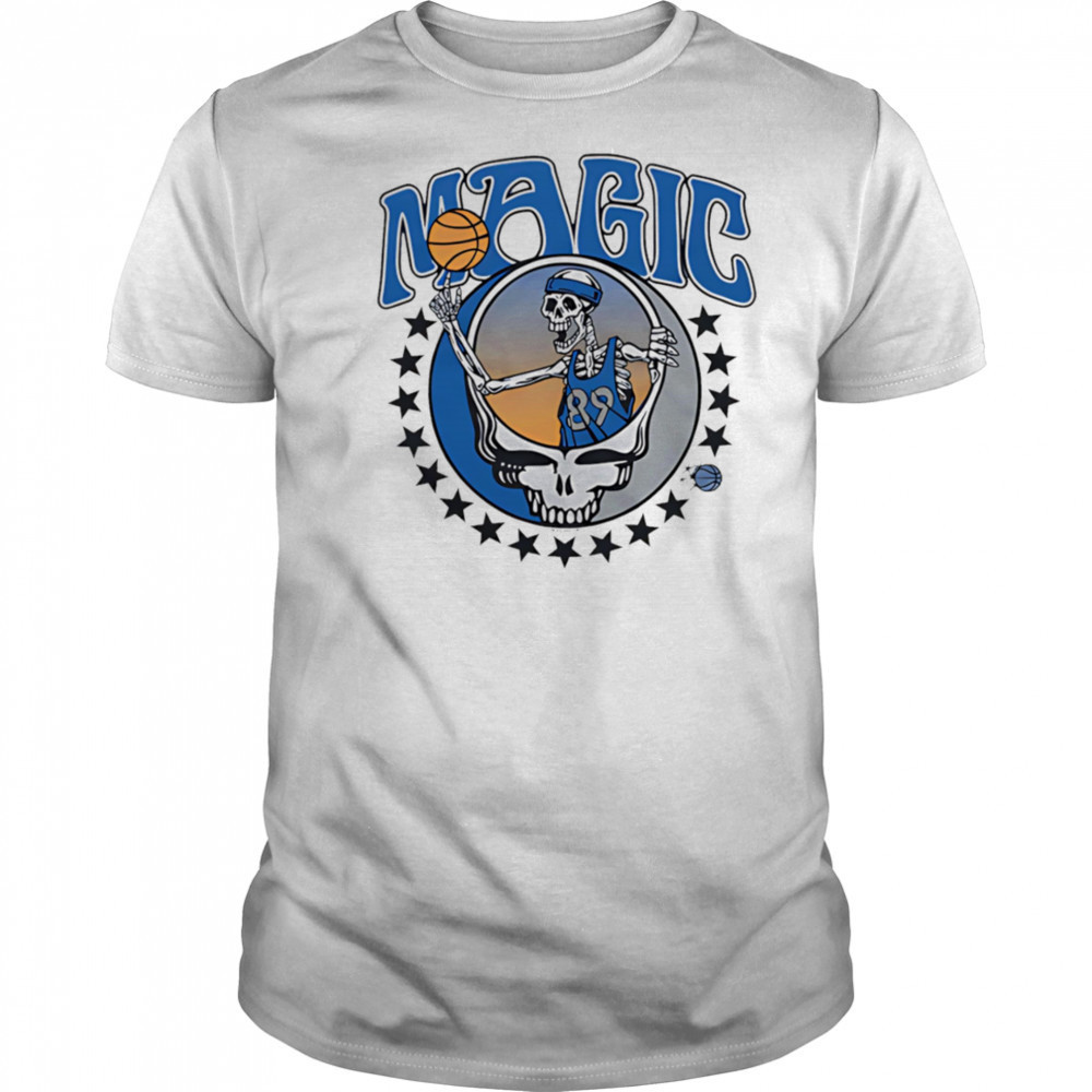 NBA x Grateful Dead x Magic Skull shirt