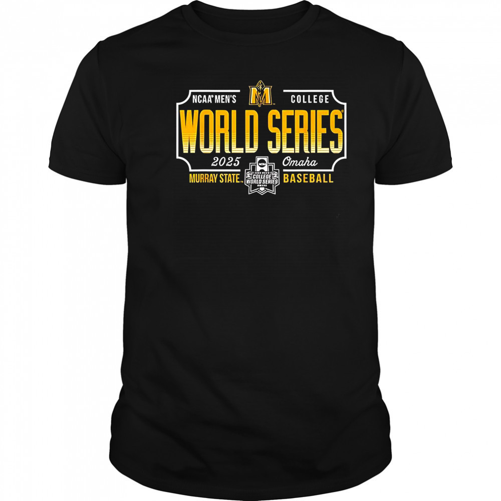 NCAA Men’s College World Series Murray State Racers 2025 Baseball T-Shirt