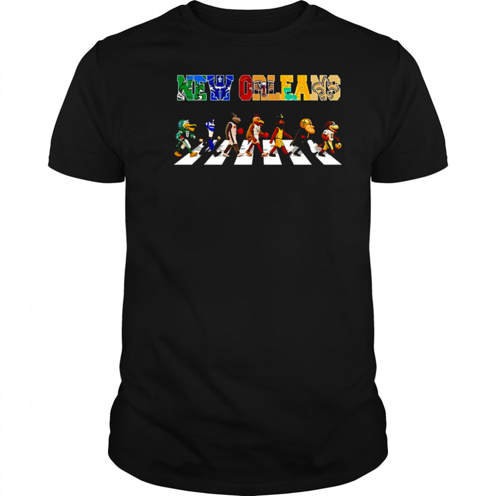 New Orleans Abbey Road mascot shirt