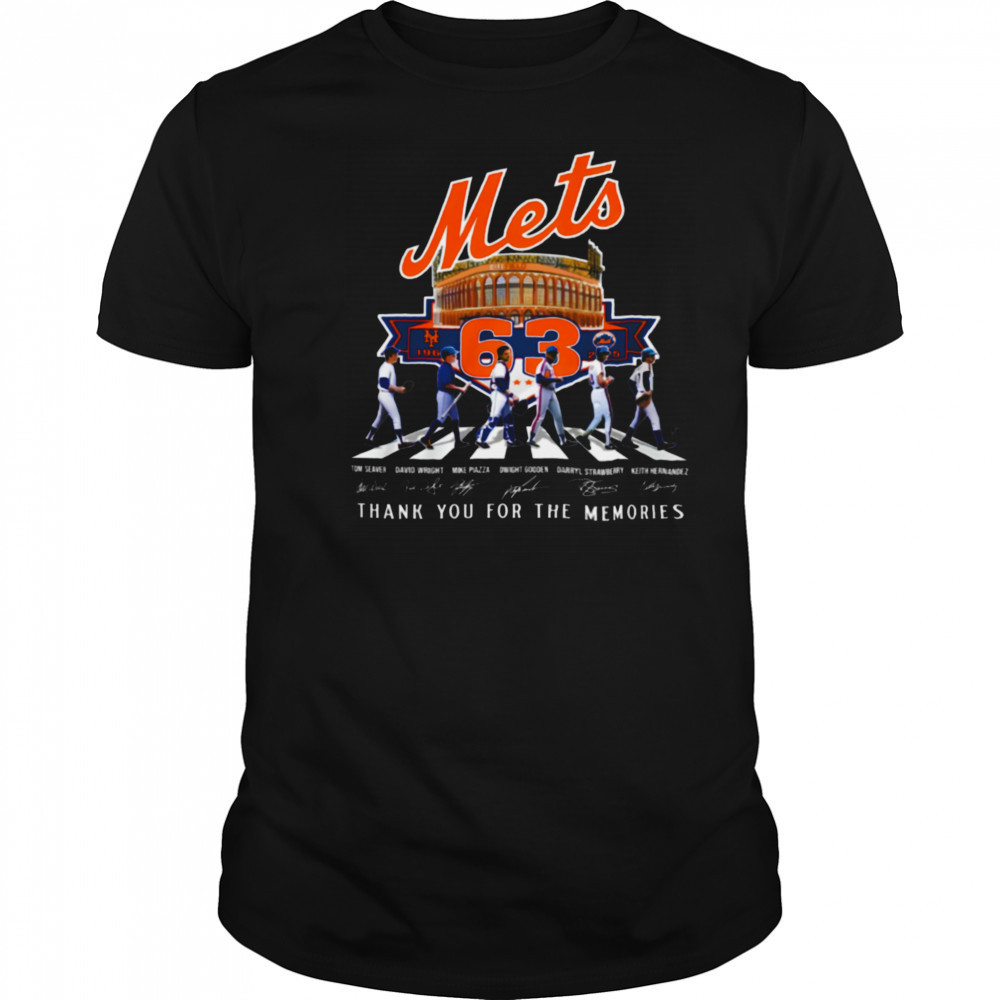 New York Mets 63rd Anniversary 1962 2025 Thank You For The Memories T Shirt