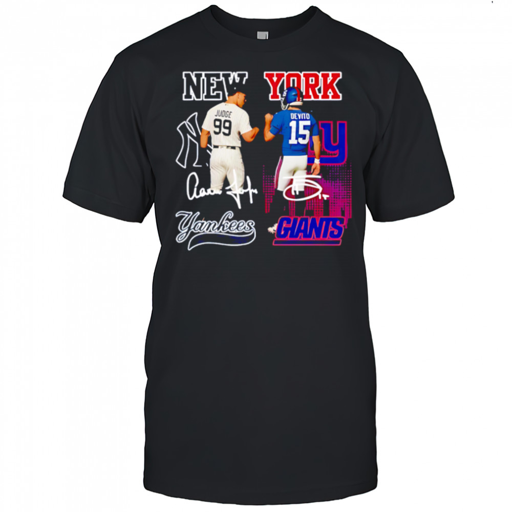 New york yankees and giants star power shirt