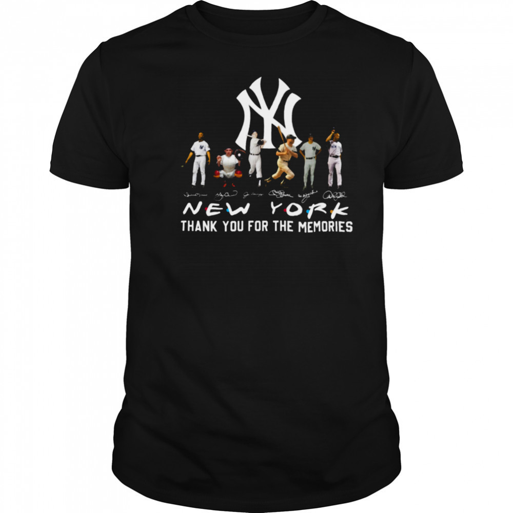 New York Yankees Signature Thank You For The Memories T Shirt