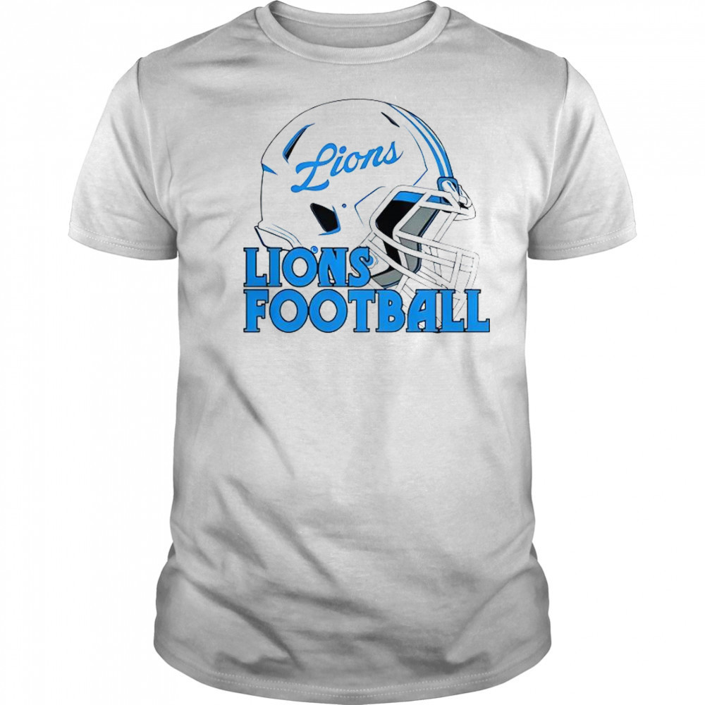 NFL Detroit Lions Football Helmet T-Shirt