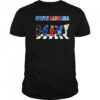 North Carolina sports mascot Abbey Road cross road shirt