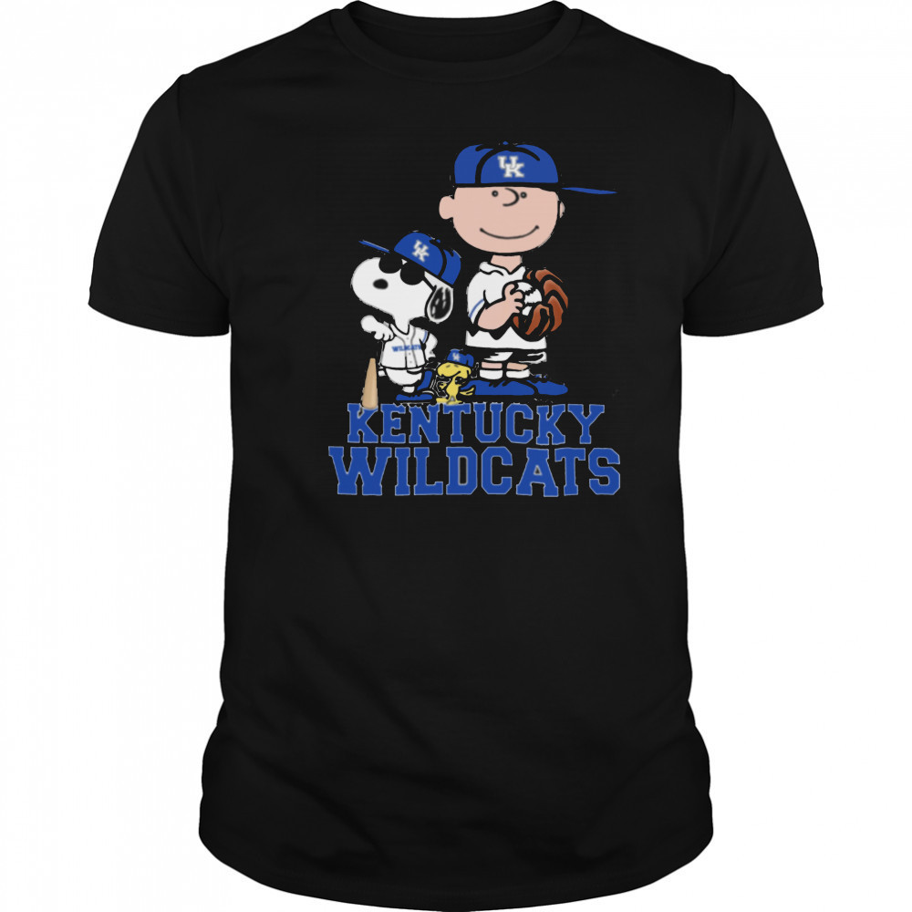 Official Kentucky Wildcats x Peanuts Snoopy T Shirt