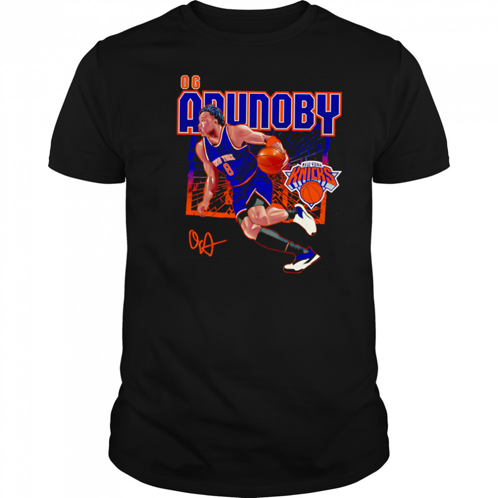 OG Anunoby New York Knicks Shattered shirt