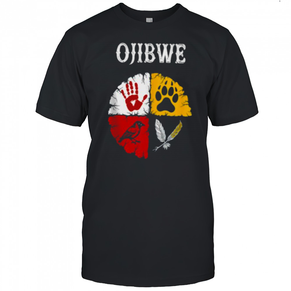Ojibwe Native American Medicine Wheel Shirt
