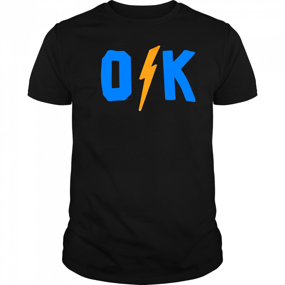 OK lightning OKC Thunder shirt