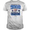 Okc Thunder 2025 NBA Champions skyline shirt