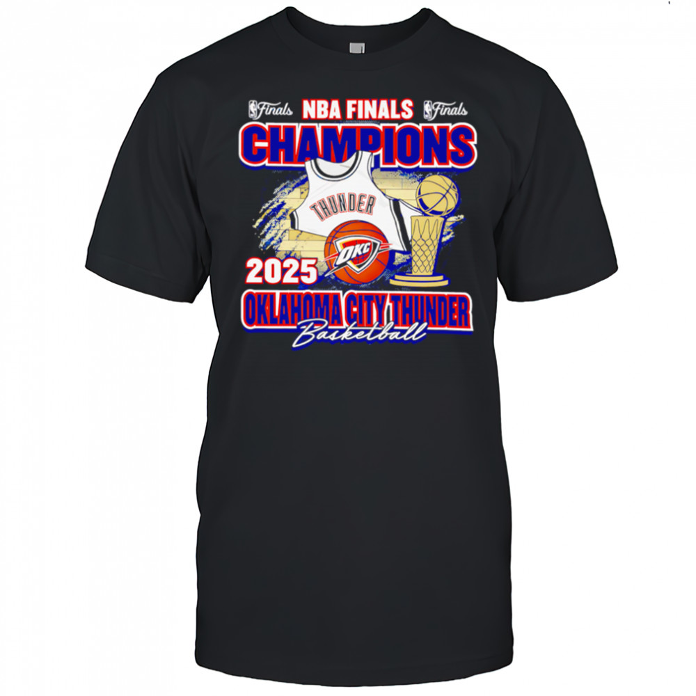 Oklahoma City Thunder 2025 Nba Champions Thunder team jersey shirt