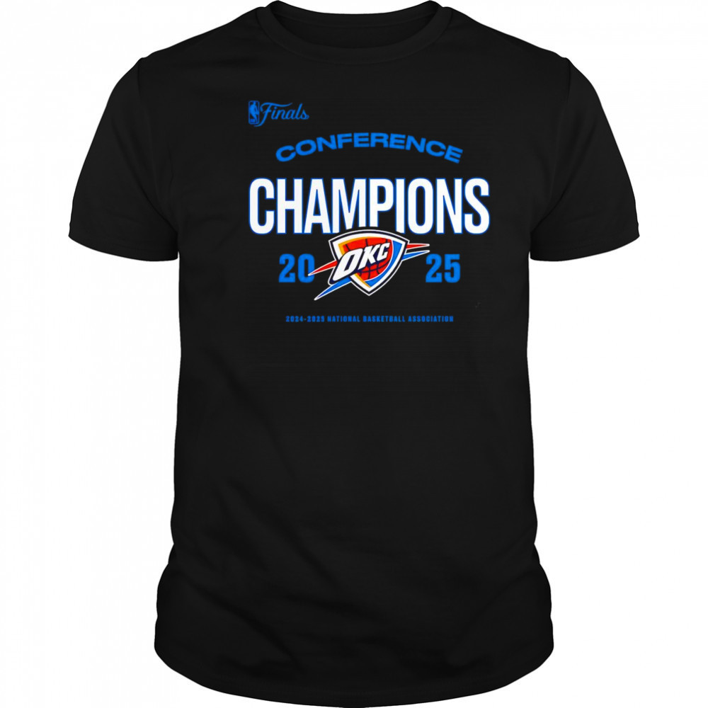 Oklahoma City Thunder 2025 Western Conference Champions shirt