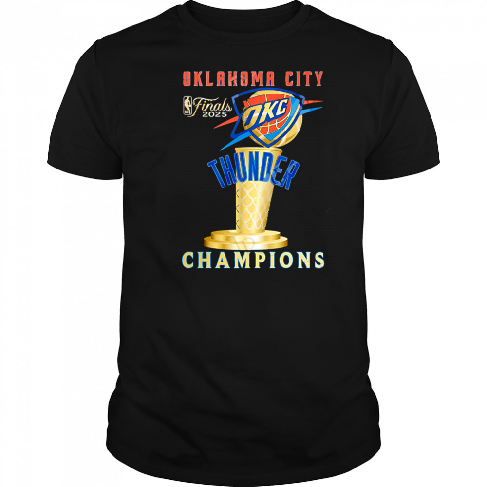 Oklahoma City Thunder Finals 2025 Champions Limited shirt