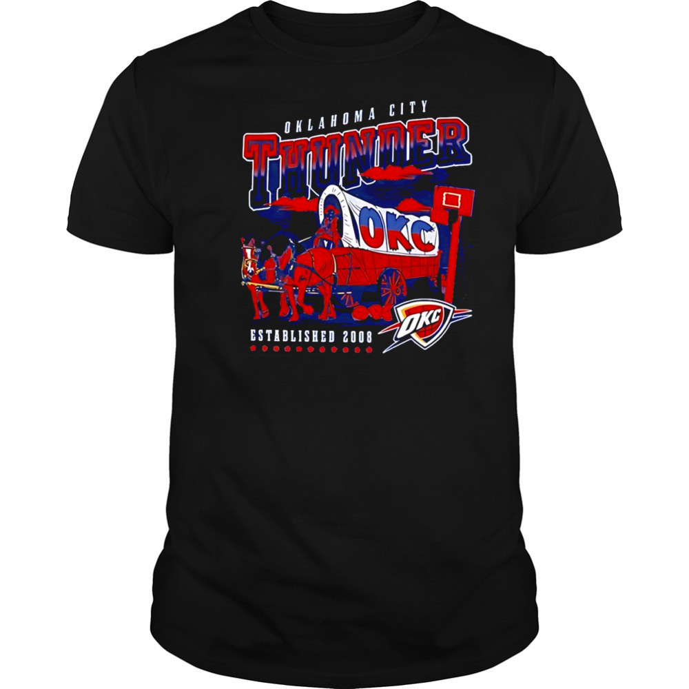 Oklahoma City Thunder NBA Basketball Established 2008 shirt