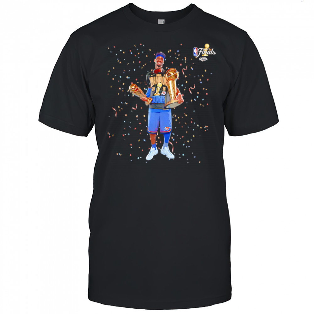 Oklahoma City Thunder Okc 2025 Nba Finals Champions Commemorative shirt
