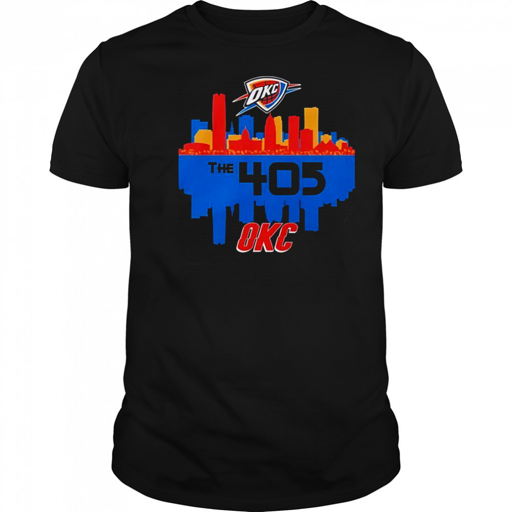 Oklahoma City Thunder Stadium The 405 OC Cities T-Shirt