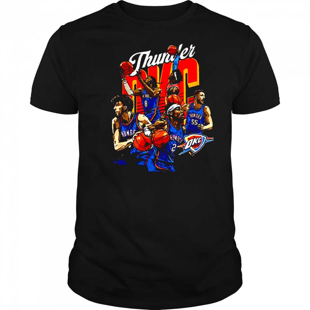 Oklahoma City Thunder Starting 5 Final Games shirt