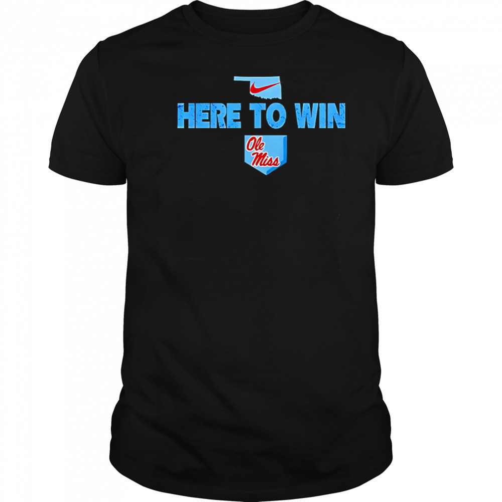 Ole Miss Softball Here To Win Special Black shirt
