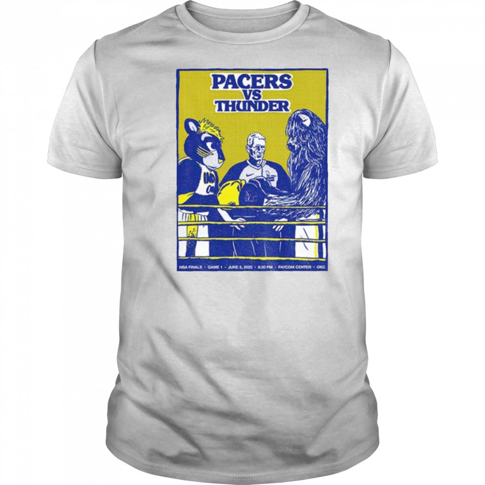 Pacers Vs Thunder Game 1 Poster NBA Finals Game shirt