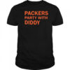 Packers party with diddy letter shirt
