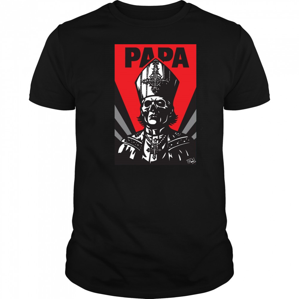 PAPA GHOST 2025 POSTER T-Shirt