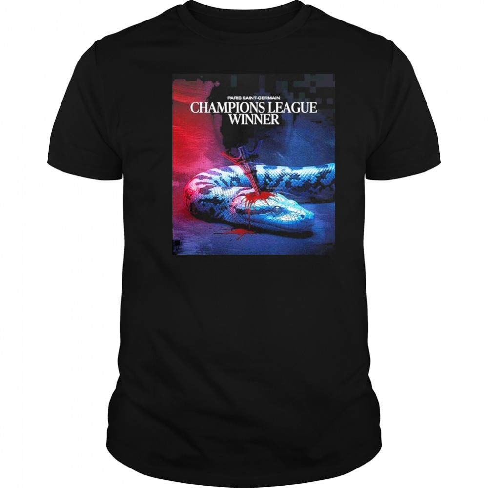 Paris Saint Germant Is The Champions UEFA Champions League 2025 Defeat Snake shirt