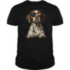 Patriotic German Shorthaired Pointer Dog USA Flag 4th Of July shirt