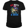 Patriotic Red White & Bruh America Fish Fishing 4th Of July shirt