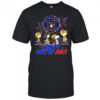 Peanuts Milwaukee Brewers Snoopy Charlie Brown Happy 4th Of July Baseball T-Shirt