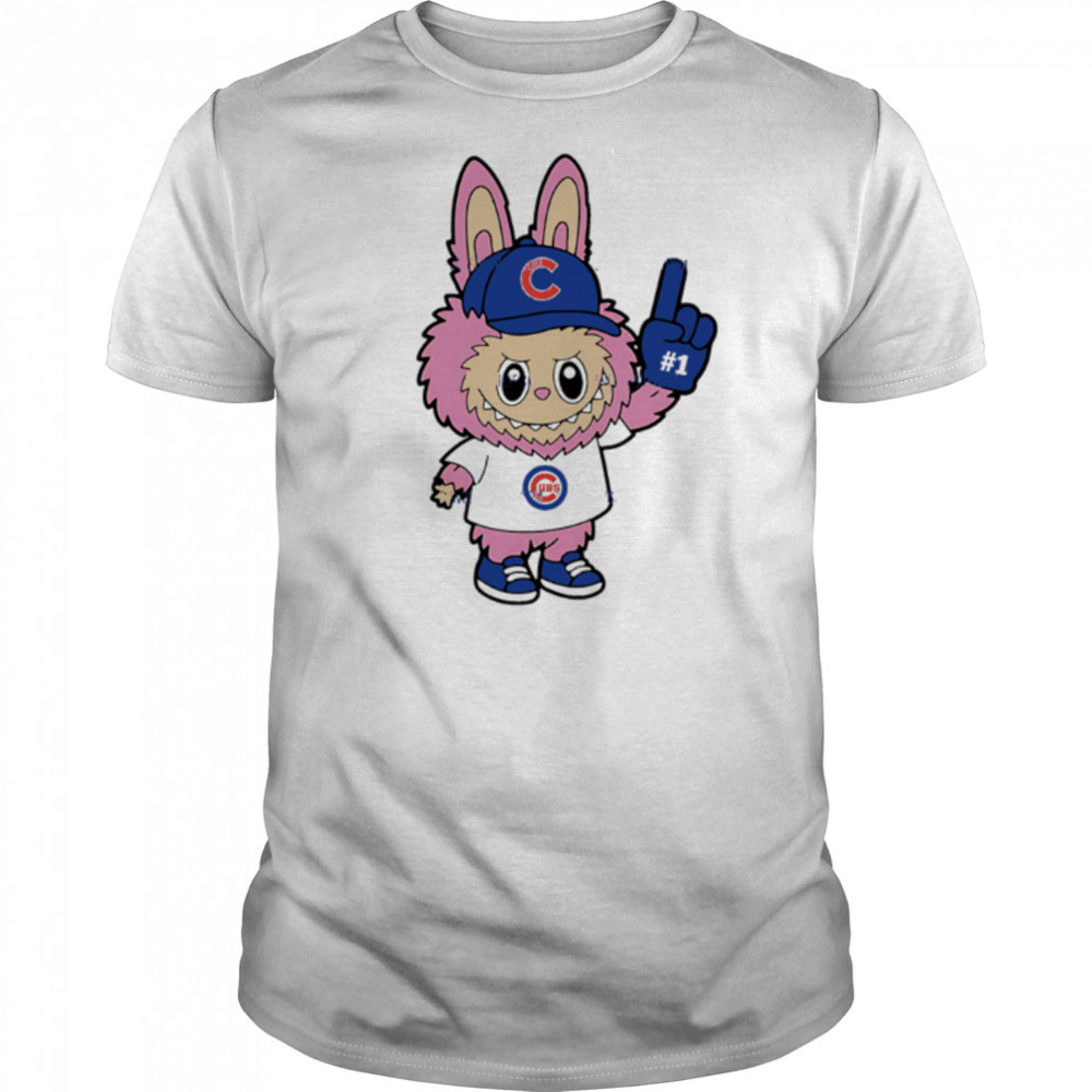 Pink Labubu Chicago Cubs Labubu MLB Baseball shirt