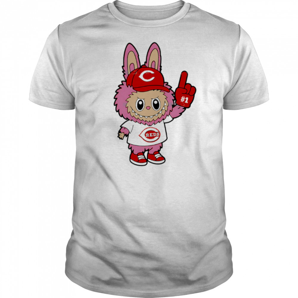 Pink Labubu Cincinnati Reds Labubu MLB Baseball shirt