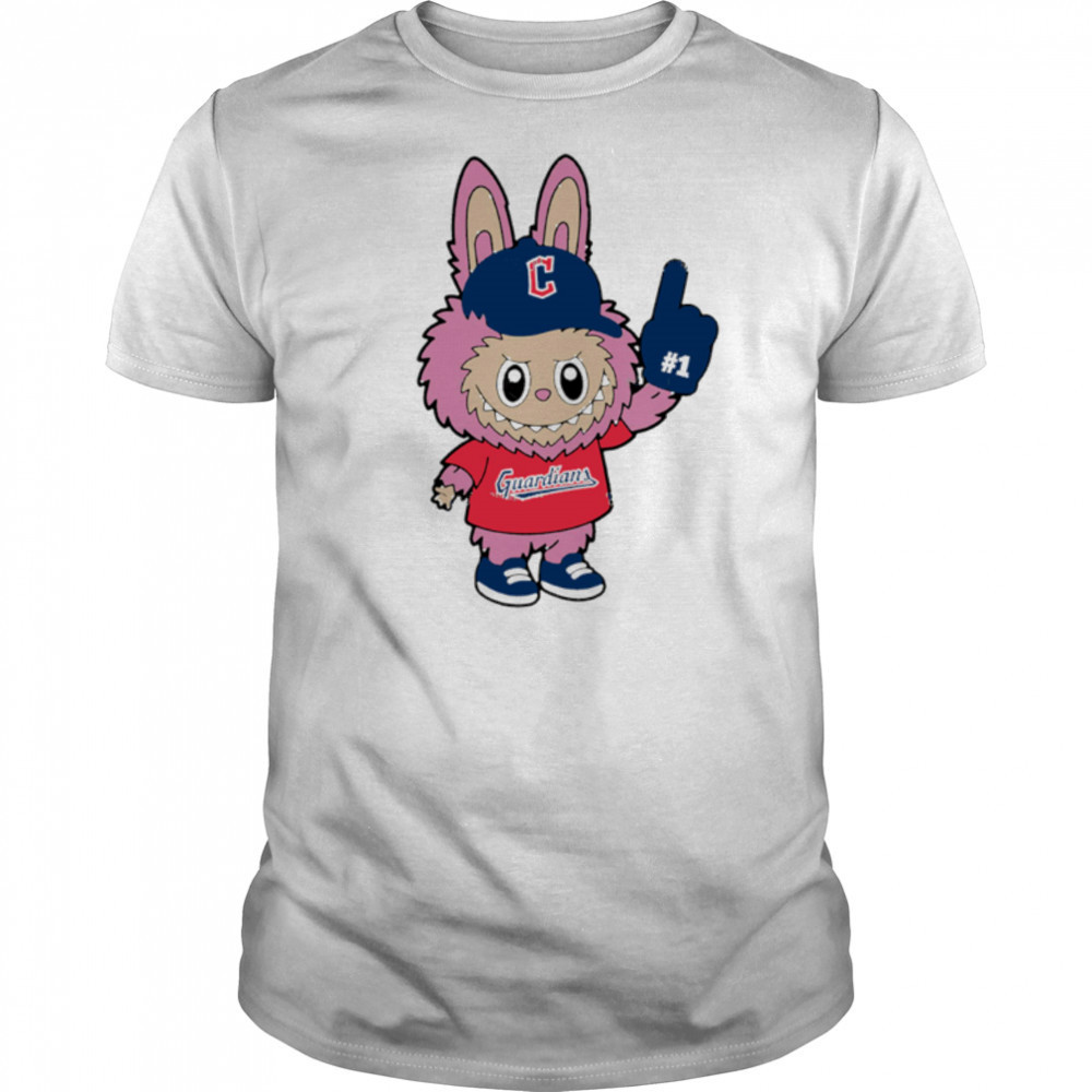 Pink Labubu Cleveland Guardians Labubu MLB Baseball shirt