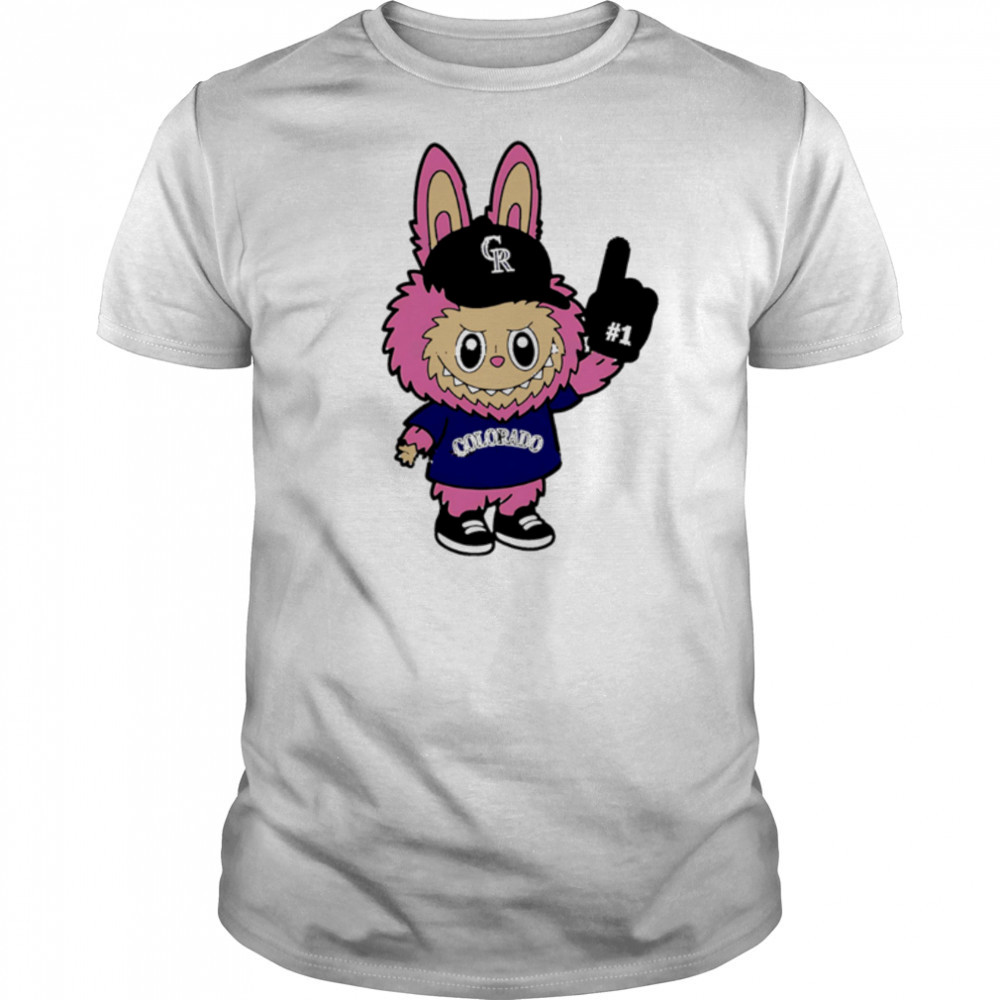 Pink Labubu Colorado Rockies Labubu MLB Baseball shirt