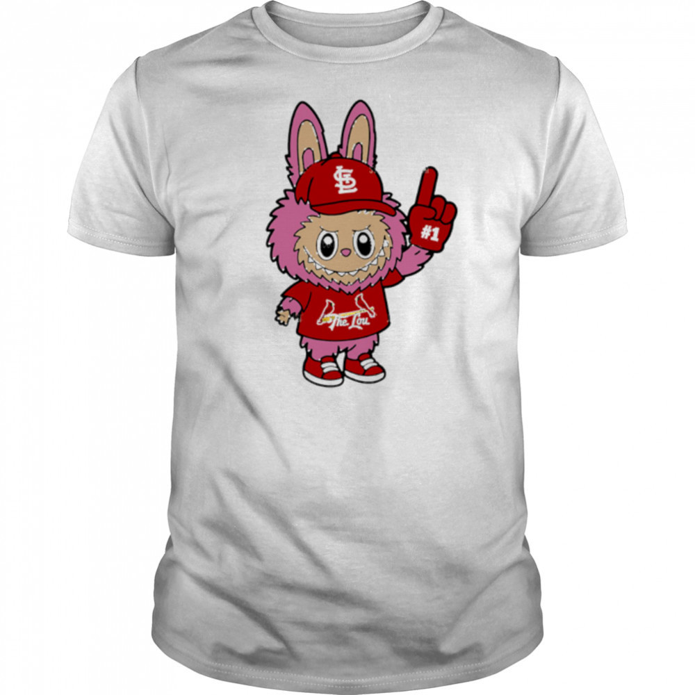 Pink Labubu St Louis Cardinals Labubu MLB Baseball shirt