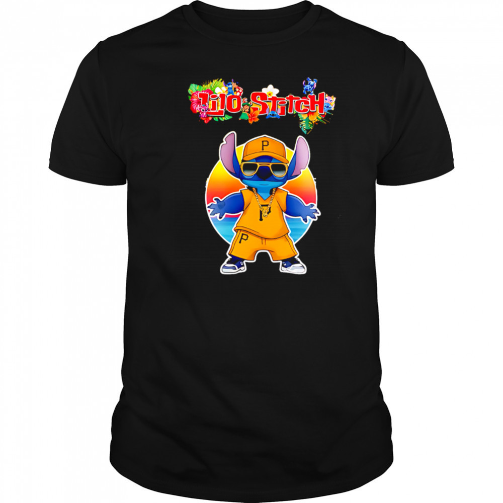 Pittsburgh Pirates x Lilo and Stitch Baseball shirt
