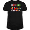 Portland sports mascot Abbey Road cross road shirt