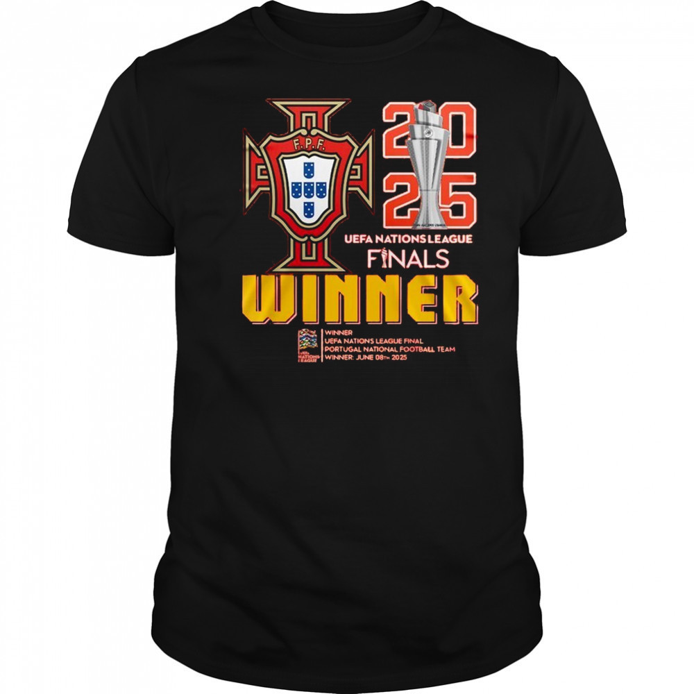 Portugal 2025 Nations League Final Winners Shirt