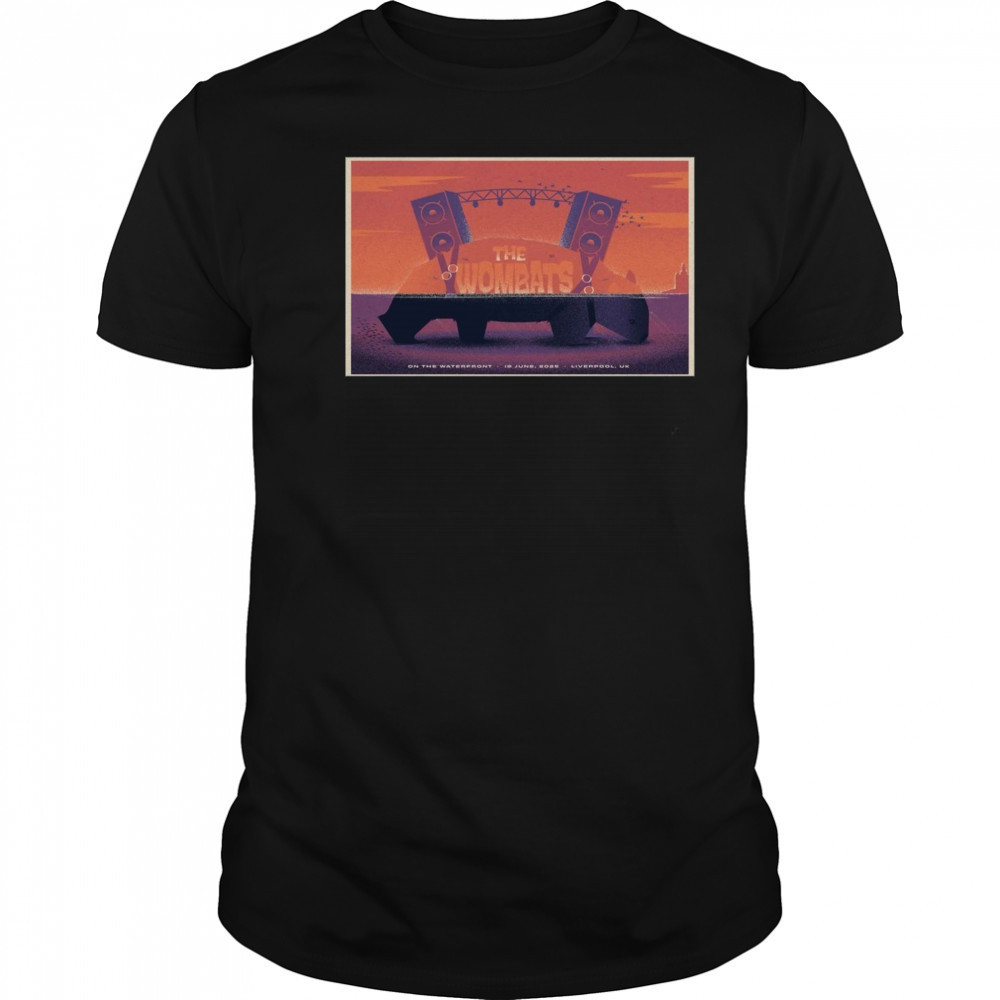 Poster 06 19 2025 Liverpool UK The Wombats T-Shirt