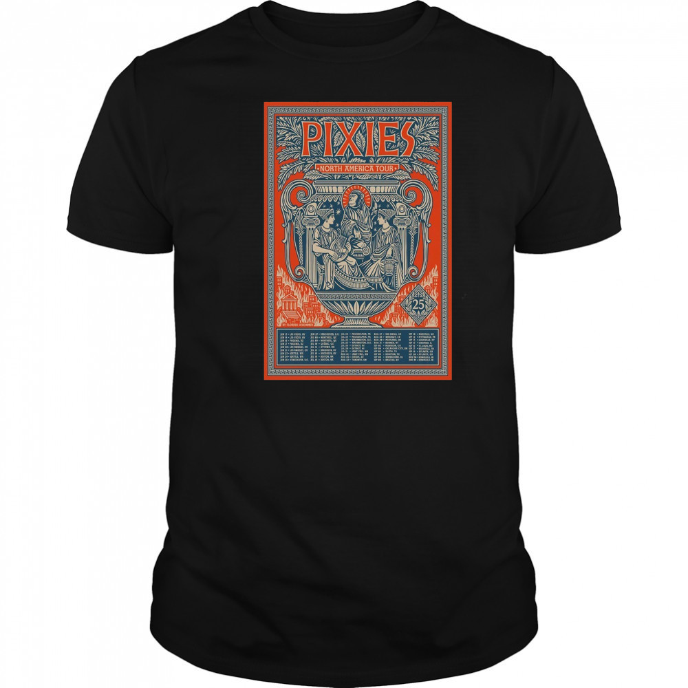 Poster Pixies North America Tour 2025 T-Shirt