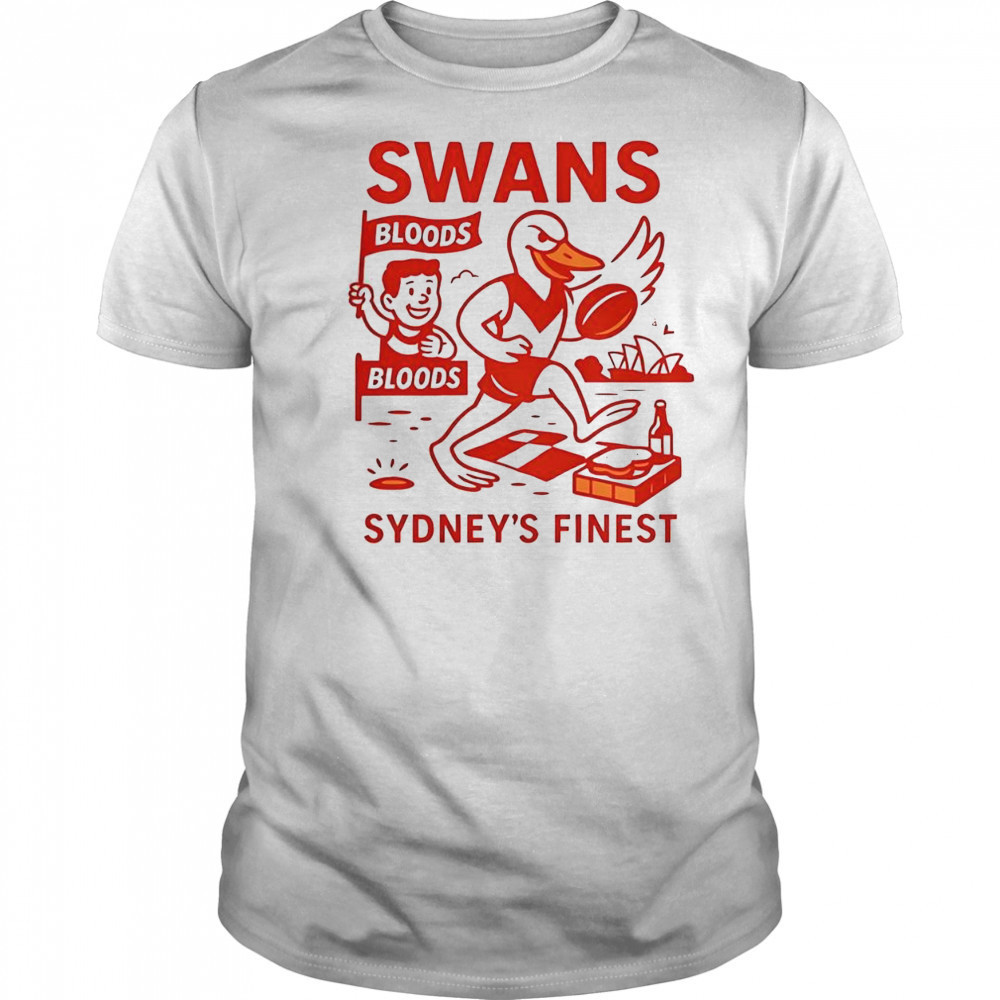 Premium Swans Sydney’s Finest Cartoon T-Shirt